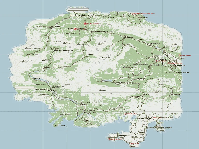 مکان‌ها و لوکیشن‌های مهم بازی DayZ