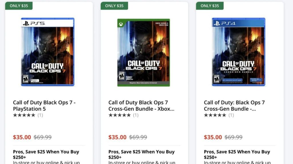 بازی Call of Duty Black Ops 7 با افت ۵۰ درصدی قیمت مواجه شد!