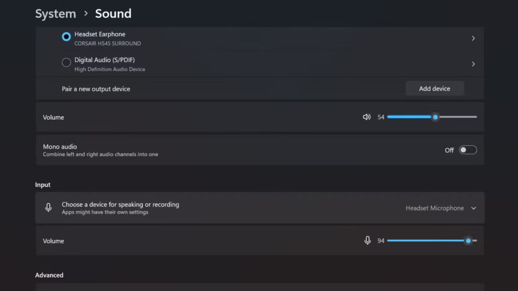 تنظیمات PC برای ویس چت