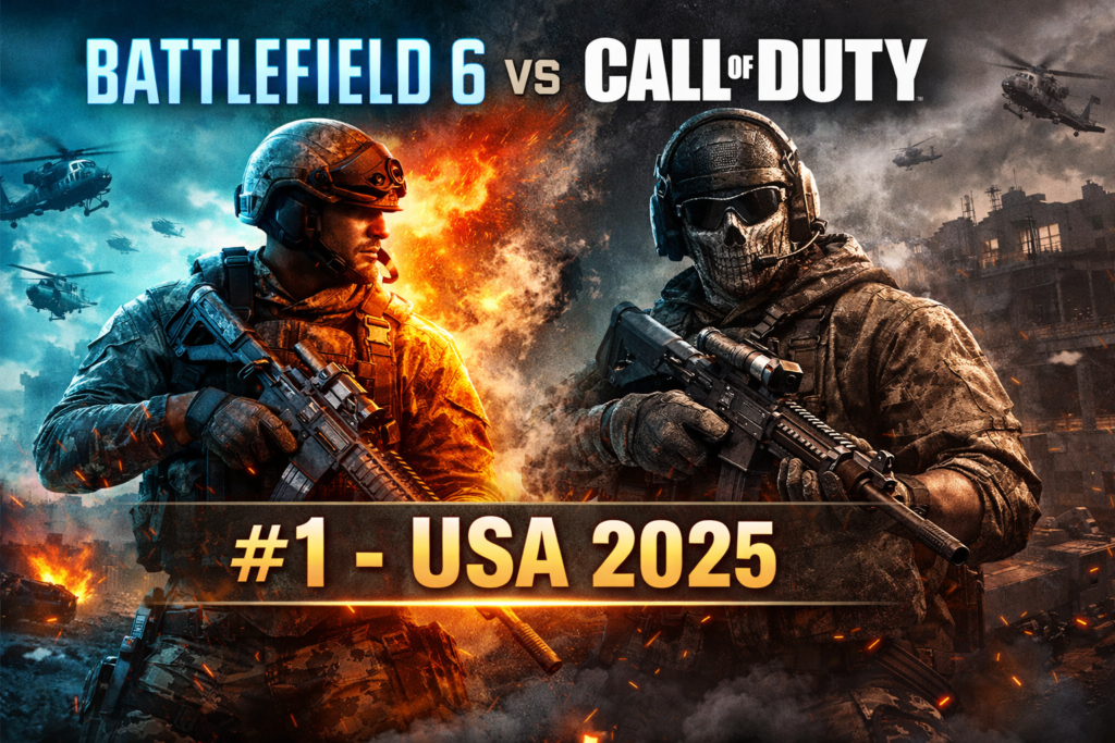 Battlefield 6 بالاتر از Call of Duty؛ صدرنشینی فروش در بازار آمریکا در سال ۲۰۲۵
