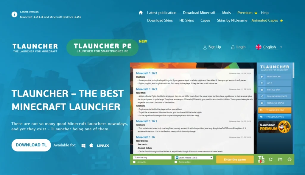 آموزش نصب ماینکرافت جاوا (Tlauncher) +لینک دانلود
