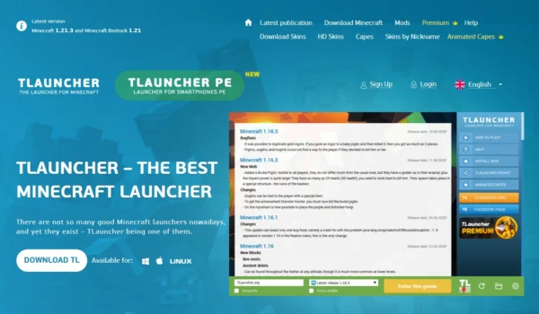 آموزش نصب ماینکرافت جاوا (Tlauncher) +لینک دانلود