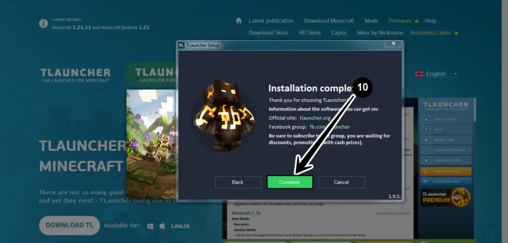 مراحل دانلود و نصب Tlauncher