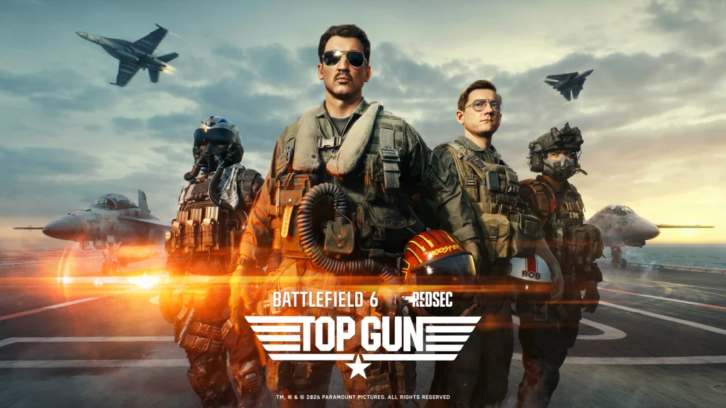 پروژه همکاری رسمی Top Gun با Battlefield 6 از تاریخ 27 مرداد در دسترس بازیکنان قرار خواهد گرفت