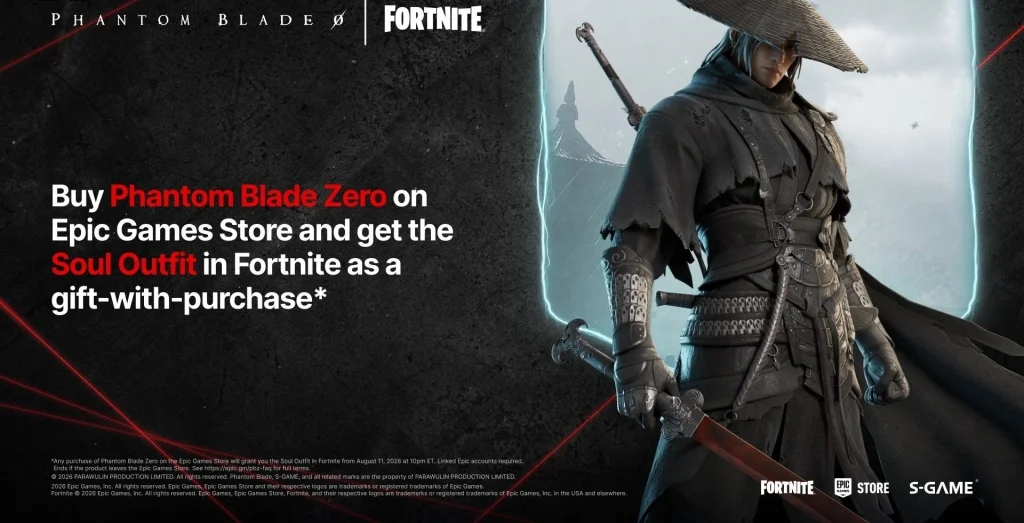 همکاری Fortnite و Phantom Blade Zero به‌صورت رسمی معرفی شد