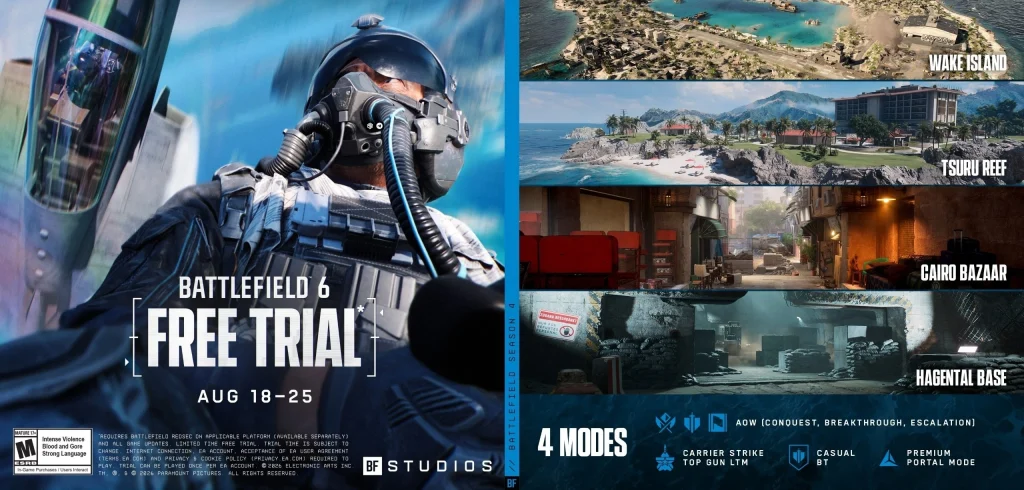 بخش Multiplayer بازی Battlefield 6 به مدت یک هفته رایگان شد