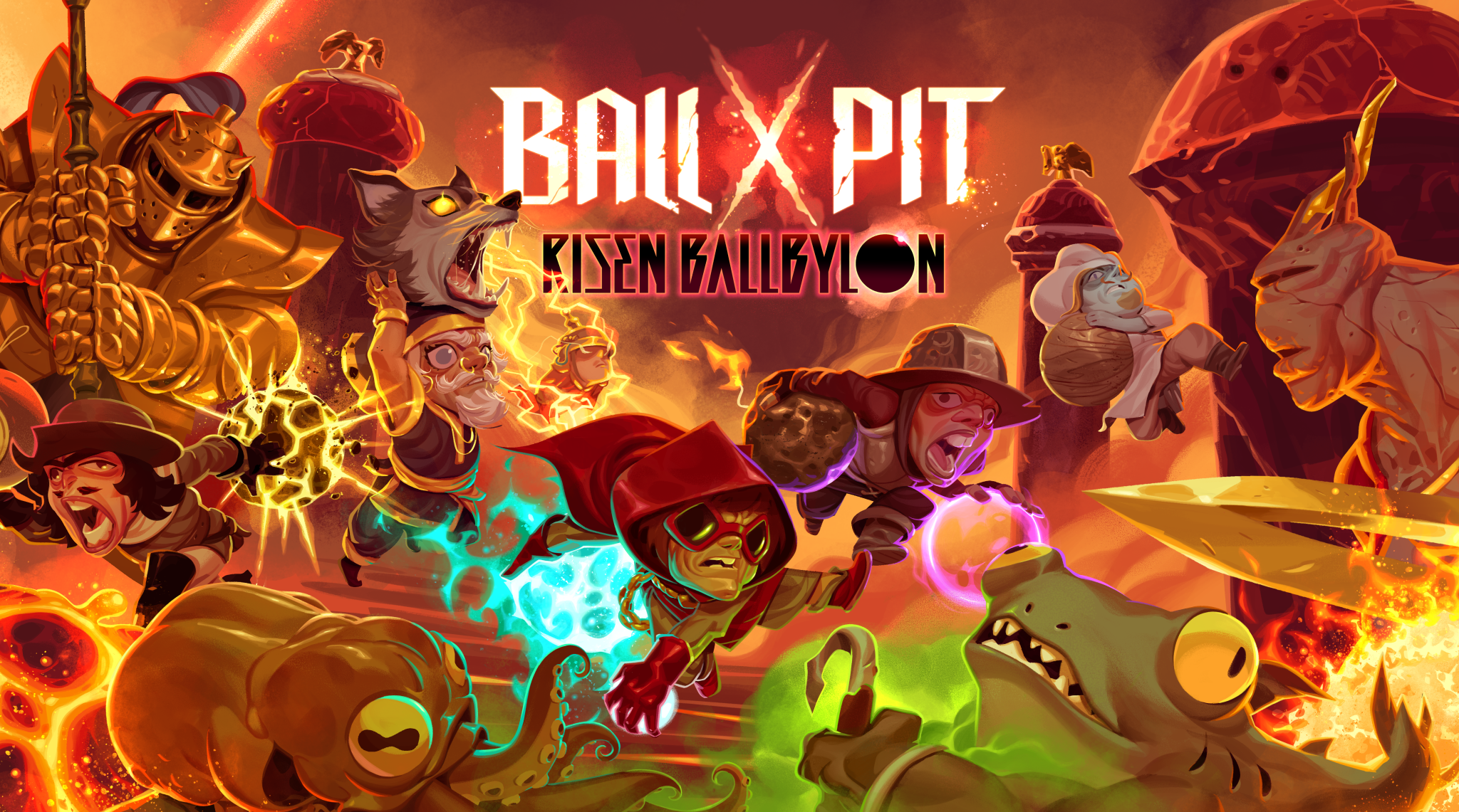 اولین اکسپنشن Ball X Pit با نام Risen Ballbylon معرفی شد