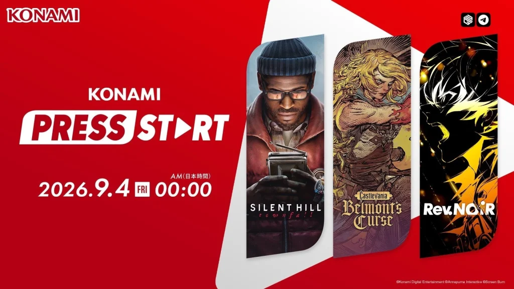 تاریخ رویداد Konami Press Start مشخص شد