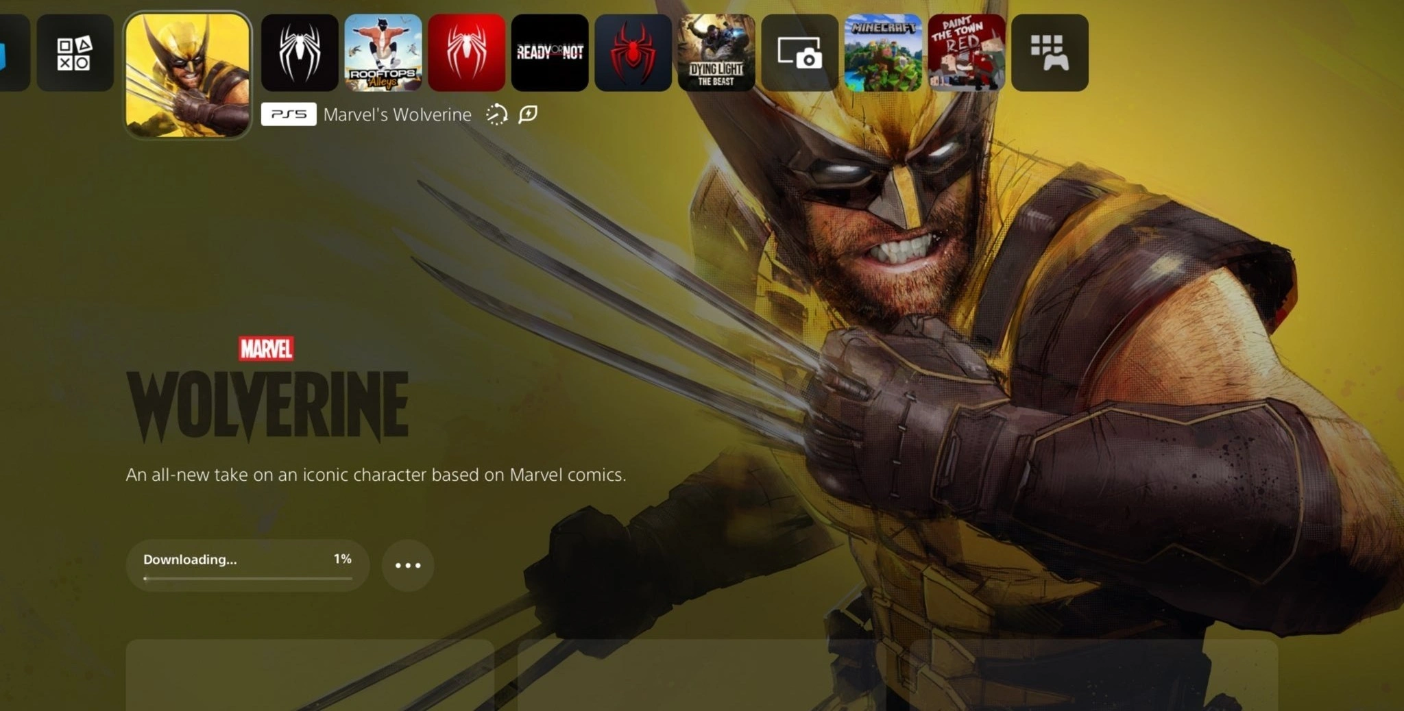 پیش‌دانلود Marvel's Wolverine با حجم ۷۹.۳ گیگابایت برای PS5 آغاز شد