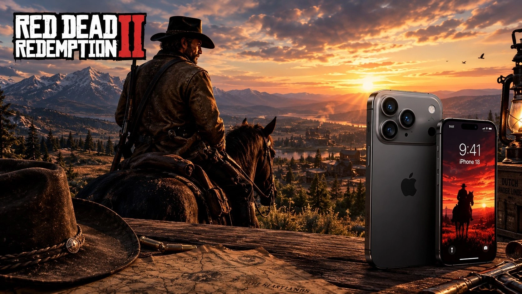 بازی Red Dead Redemption 2 روی آیفون ۱۸ پرو بالای ۳۰ فریم اجرا می‌شود