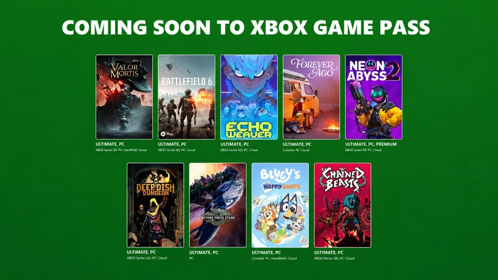 عناوین جدید سرویس Game Pass معرفی شدند